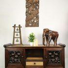 14" Wooden Elephant