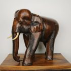 14" Wooden Elephant