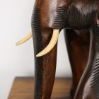 14" Wooden Elephant