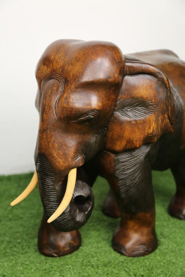 16" Wooden Elephant