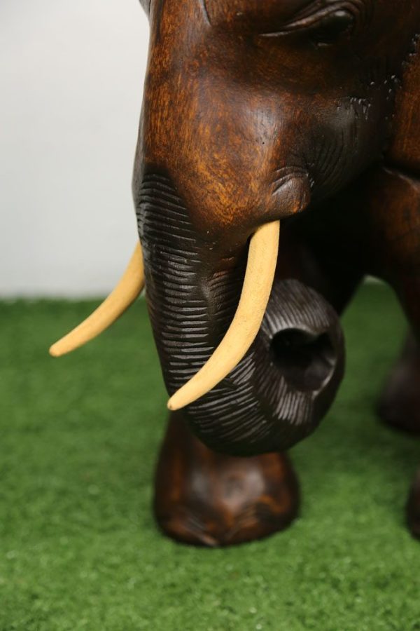 16" Wooden Elephant