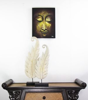 30 x 40 cm Buddha Face On Frame