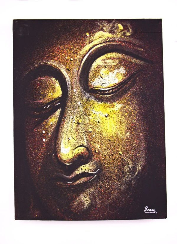 30 x 40 cm Buddha Profile On Frame