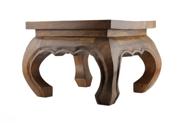 34cm Wooden Opium Table
