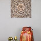36cm Rice Basket Plum Red