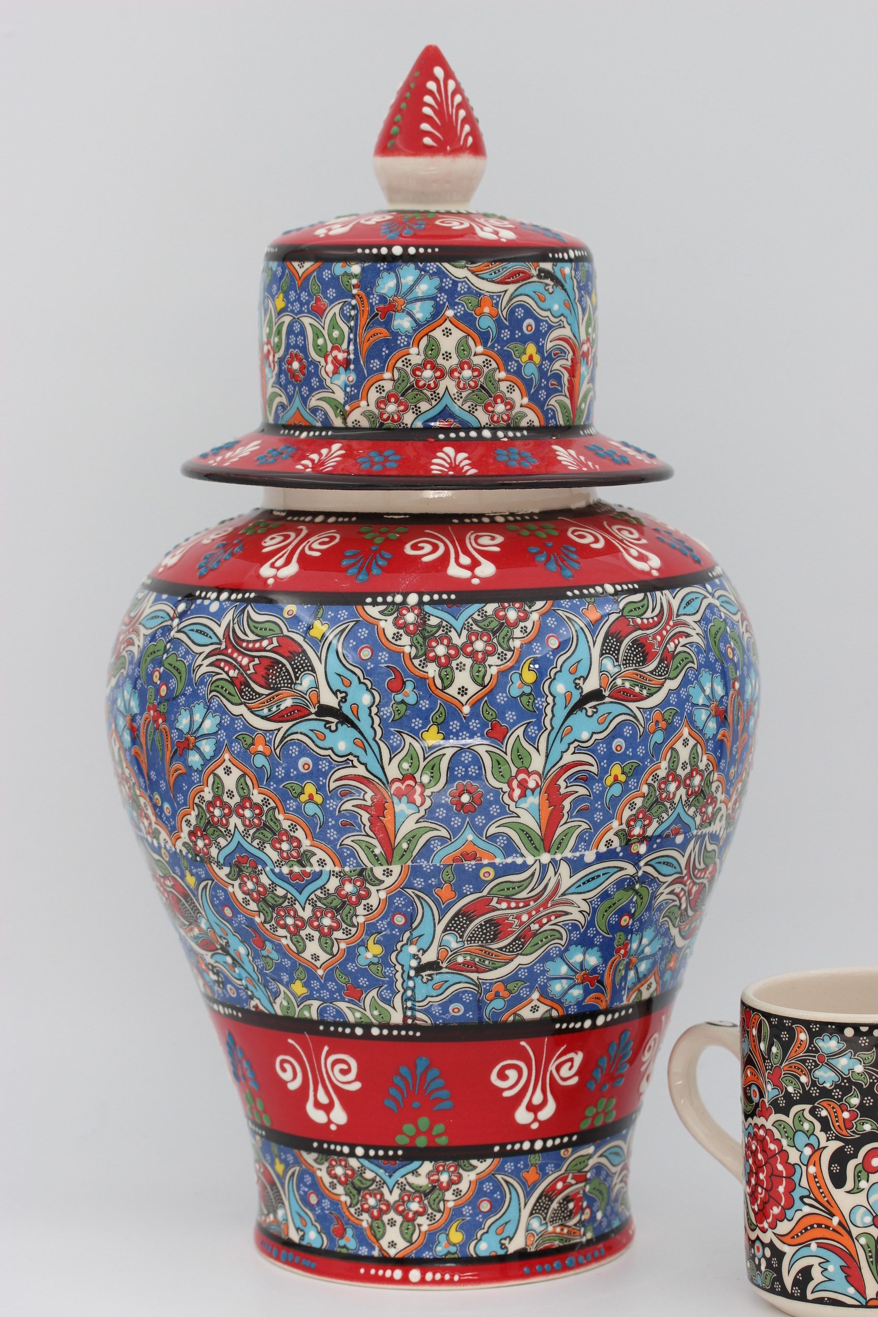 Cm Hand Made Colourful Turkish Ceramic Shah Vase S Designs To