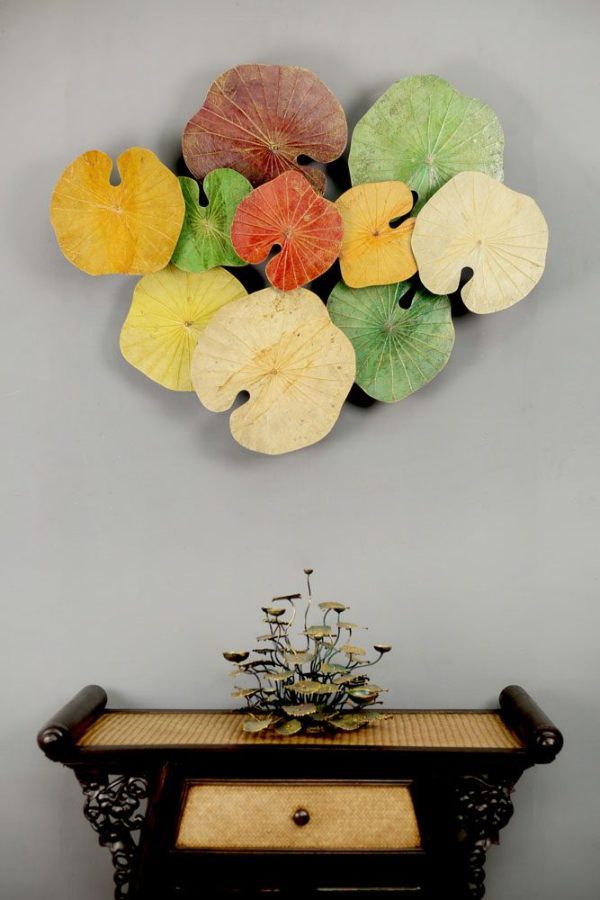 3D 10 Lotus Leaf Art Autumn Splendour