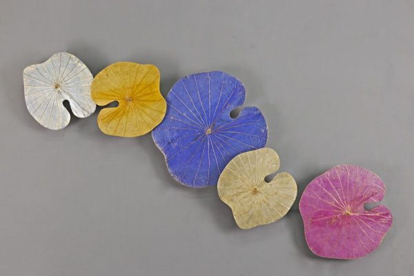 3D 5 Lotus Leaf Art Spring Blossom