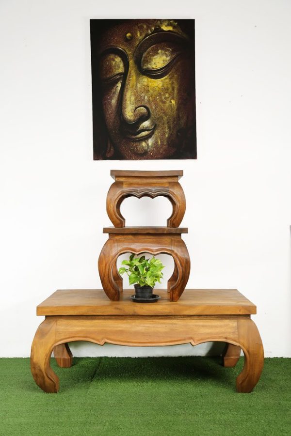 40cm Wooden Opium Table