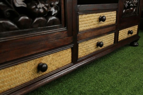 70 x 127 cm Rattan Entertainment Unit
