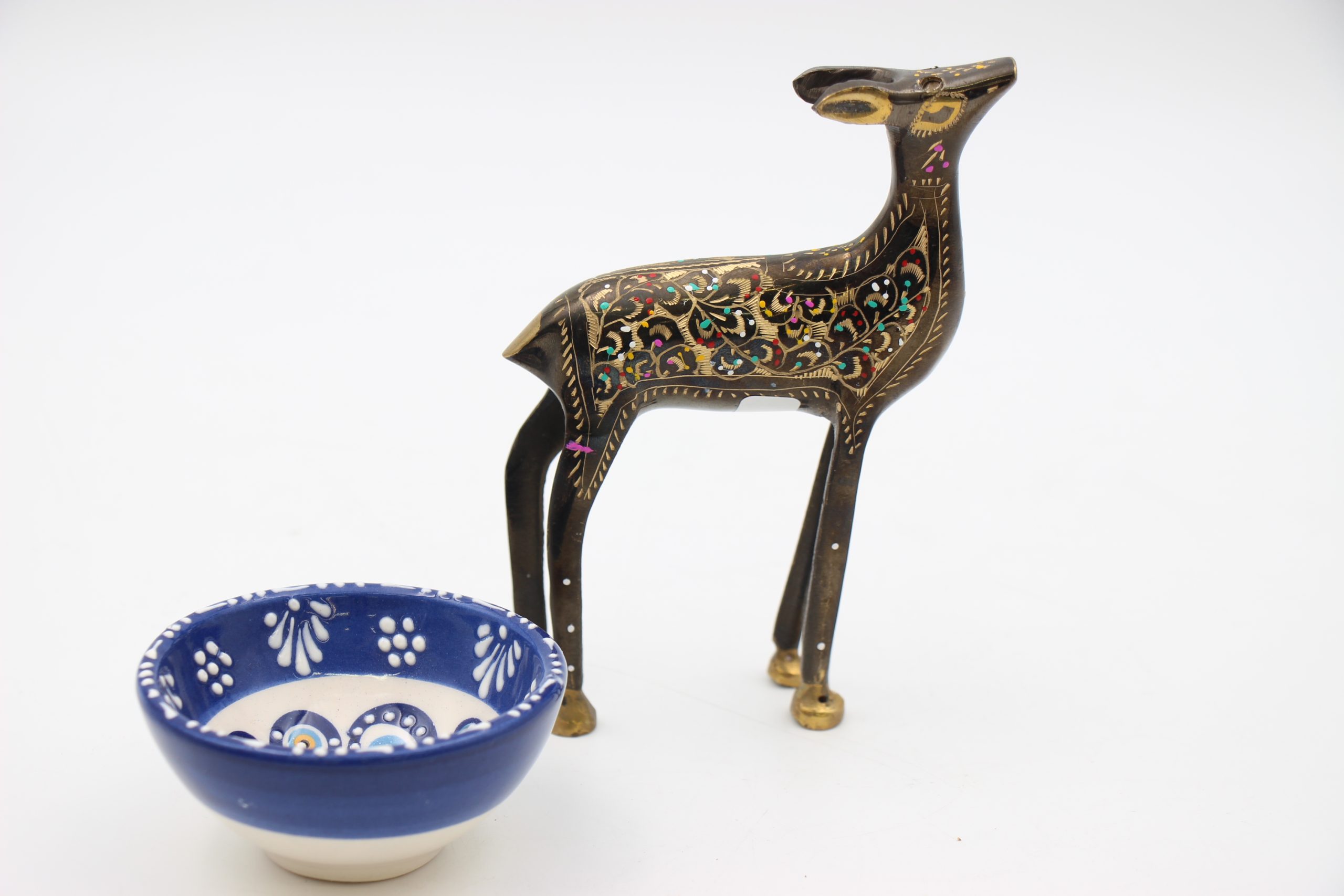 Brass Handcrafted Deer Head Up18 cm 1