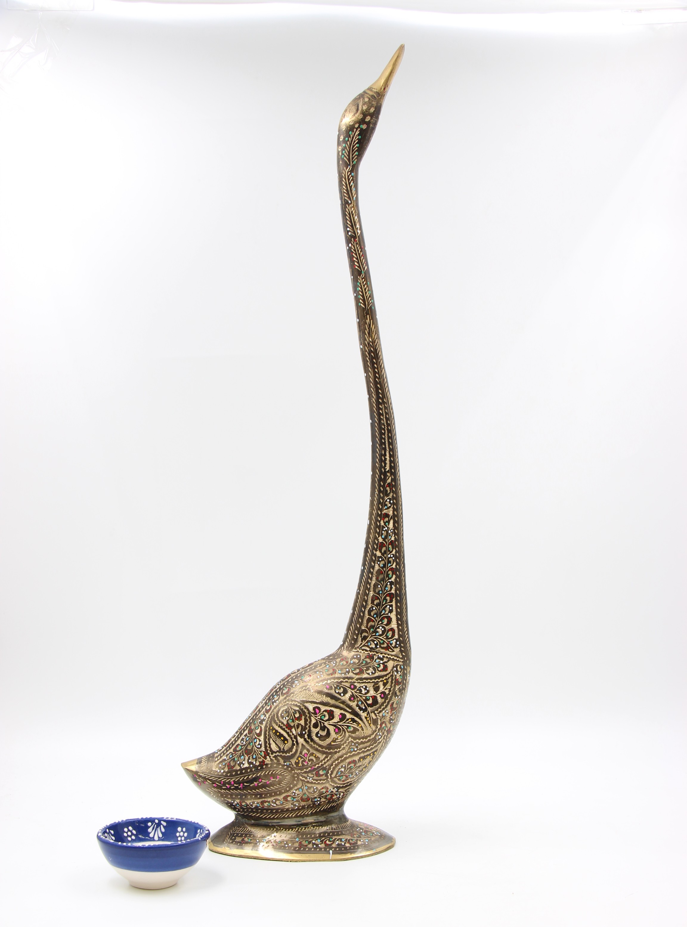 Brass Handcrafted Duck Long Neck 1