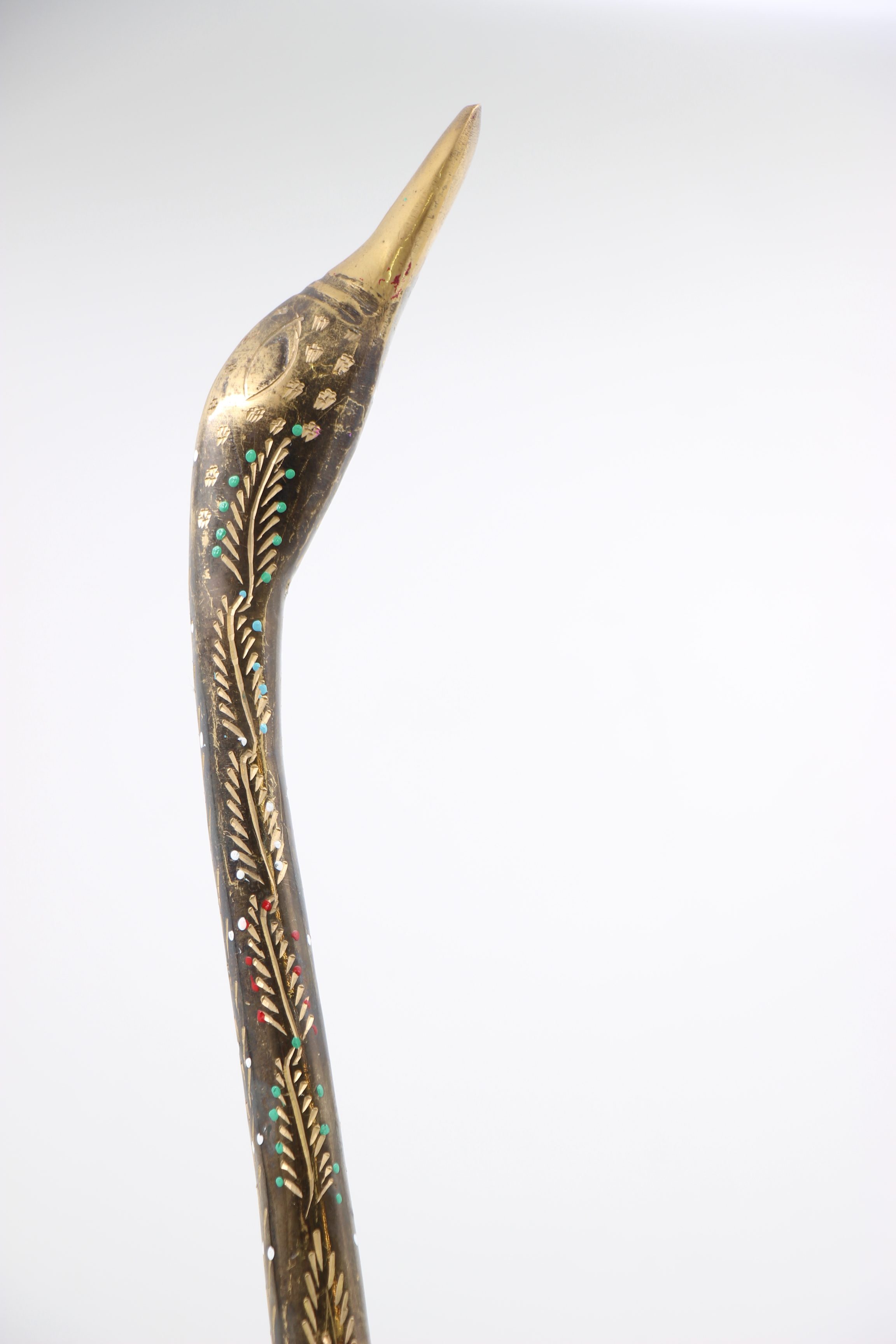 Brass Handcrafted Duck Long Neck 2