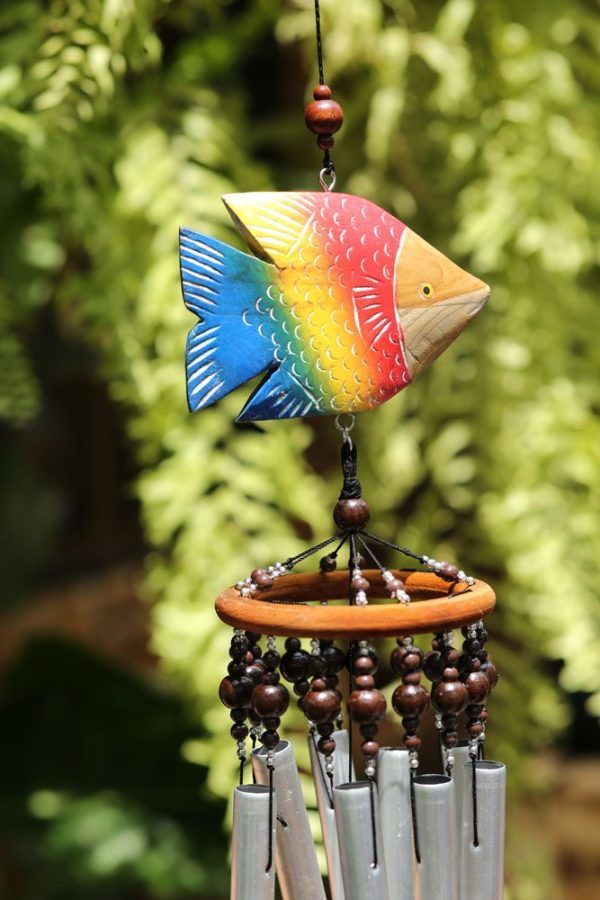 Colourful Fish Chime 8 Bell