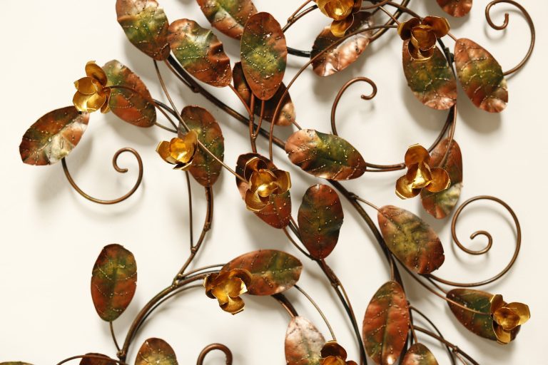 Floral Metal Wall Art - Nirvana