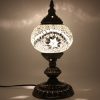 Turkish Mosaic Aroma Table Lamp In White