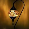 Turkish Mosaic Large Swan Lamp Liquid Gold- 46cm