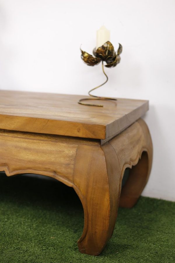 Large Wooden Opium Table