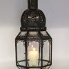 Handcrafted Moroccan Candle Lantern - Large