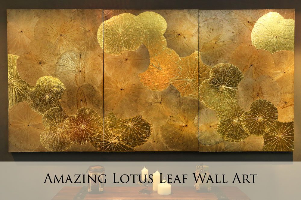 Lotus Leaf Wall Art Unique And Stunning Nirvana