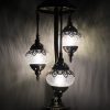 Ottoman Floor Lamp 3 Globe