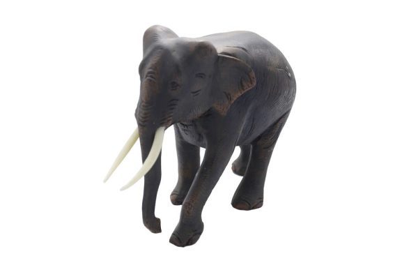 Resin Elephant With Trunk Down