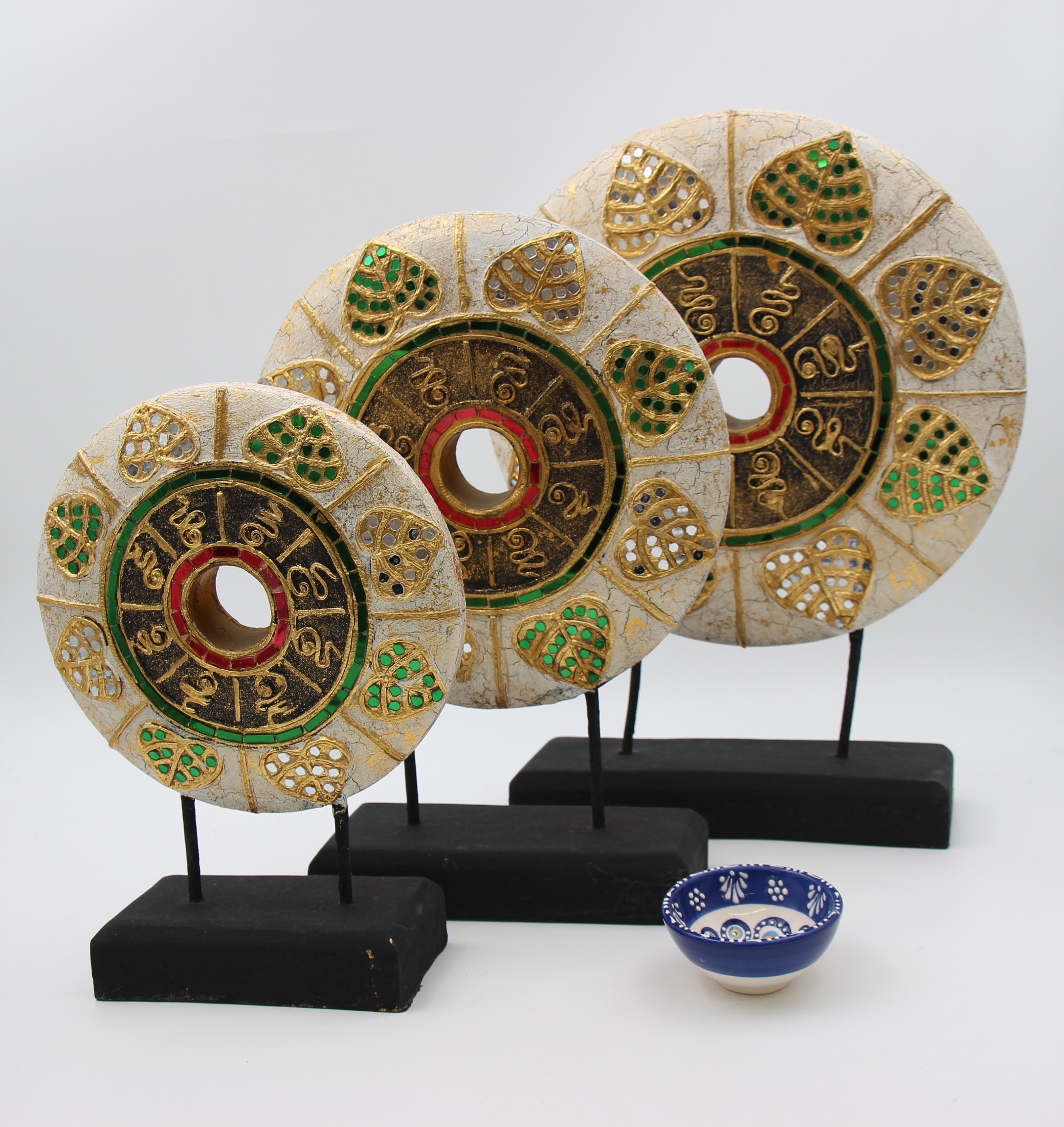 SET OF THREE HANDCRAFTED CIRCLES 1