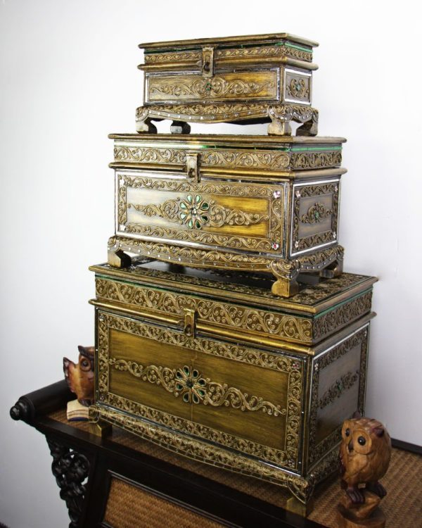 Stackable Treasure Boxes Set Of Three