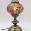 Turkish Mosaic Table Lamp Large Cracked Rainbow
