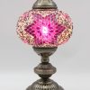 Turkish Mosaic Table Lamp Large Purple
