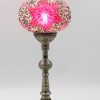 Turkish Mosaic Table Lamp XLarge  Purple