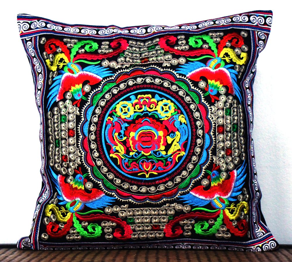 Thai Colourful Cushion 15 40 X 40 With Insert Nirvana
