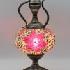 Turkish Mosaic Large Teapot Table Lamp Pink