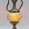 Turkish Mosaic Medium Teapot Table Lamp Sunbeam - 37cm