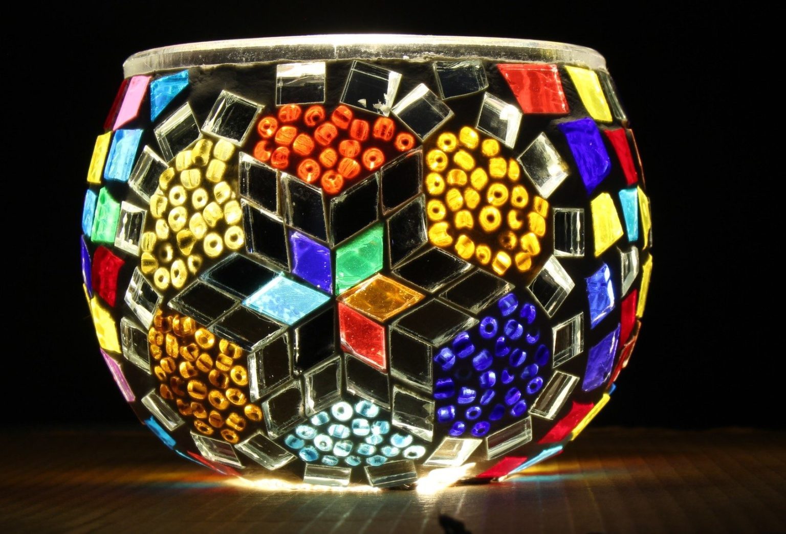 Turkish Mosaic Candle Holder 2 Nirvana