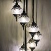 Ottoman Floor Lamp 7 Globe