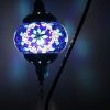 Turkish Mosaic Large Swan Lamp Blue - 46cm