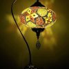 Turkish Mosaic Swan Table Lamp Xtra Large Mosaic Sun Star
