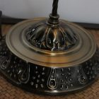 Turkish Mosaic Swan Table Lamp Large Red