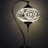 Turkish Mosaic Swan Table Lamp Xtra Large White