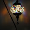Turkish Mosaic Swan Table Lamp Mosaic Moon Orbit