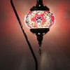 Turkish Mosaic Large Swan Lamp Red - 46cm