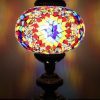 Turkish Mosaic Table Lamp Large Mosaic Fire Ball