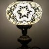 Turkish Mosaic Table Lamp Large White