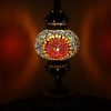 Turkish Mosaic Table Lamp Med Amber Star