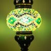 Turkish Mosaic Table Lamp Medium Green