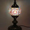 Turkish Mosaic Table Lamp Starblast With Large Elegant Base – 33cm