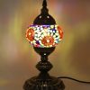 Turkish Mosaic Table Lamp Sunbeam With Large Elegant Base – 33cm