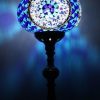 Turkish Mosaic Table Lamp XLarge Blue
