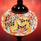 Turkish Mosaic Table Lamp XLarge Red